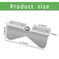 thumbnail image 2 of Vacemry 2Pcs Gutter Extension Hinge 2 Pcs, Downspout Extension Flip Up Hinge For Any Size Rectangle Square Downspout, Easy DIY Installation For Yard Work Landscaping Gardening, Save Money, 2 of 9