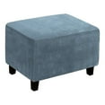 thumbnail image 2 of Bamboohart Rectangular Footrest Removable Protective Cover Furniture Protect Series Decoration Flexible Extendable Easy to Store - Gray, 2 of 8