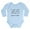 Sky Blue, variant on CafePress - Just Got Here Awesome Long Sleeve Infant Bodysuit - Long Sleeve Cotton Baby Bodysuit