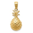 thumbnail image 1 of FB Jewels 14K Yellow Gold Diamond-cut Pineapple Pendant, 1 of 4