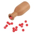 thumbnail image 1 of amagogo Pool Snooker Shaker Bottle Set with 16 Numbered Scoring Balls Versatile Billiard Light Brown, 1 of 10