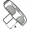 thumbnail image 2 of JR Products 20335 Window/Vent Knob Handle - 1", White, 2 of 2