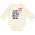 thumbnail image 3 of Inktastic My First Valentine's Day Boys or Girls Long Sleeve Baby Bodysuit, 3 of 5