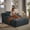 DARK GREY, variant on Oversized Chaise Lounge Chair Indoor, Corduroy Upholstered Modern Sofa Couch,No Assembly Required,Comfy Sleeper Sofa for Living Room,Office,DARK GREY