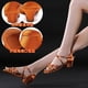 thumbnail image 2 of XIHAHA, venta al por mayor, zapatos de baile latino para mujer, suelas de gamuza, zapatos de baile de salón Tango Indood, tacones cubanos, zapatos de baile de tacón alto para fiesta, 2 of 5