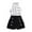 Black, variant on Bearichfupo Toddler Girls Summer Sleeveless Floral Prints Tops And Shorts 2PCS Outfits Clothes Set For Children Clothes,Girls' Short Sets Sizes 9-10 Years