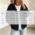 thumbnail image 3 of uublik Women's Jean Jacket Black Casual Long Sleeve Zip Up Denim Jacket Fall Coat, 3 of 7