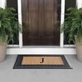 thumbnail image 3 of A1 Home Collections Paisley Rubber and Coir Outdoor Doormat, Non-Slip Backing, Black/Beige 23 x 38, 3 of 7