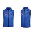 thumbnail image 5 of Odeerbi Teen Boys Girls Heated Vest Kids Puffer Vest Children USB Intelligent Constant Temperature 2 Areas Heated Jacket Solid Color Plus Size Winter Coat Blue 12-13 Years without Power Bank, 5 of 6