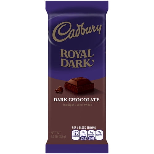 Cadbury Royal Dark Chocolate Bar, 3.5 Oz, 1 Pack