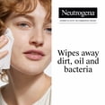 thumbnail image 2 of Neutrogena Makeup Remover Cleansing Wipes, Pink Grapefruit, 2 x 25 Count, 2 of 9