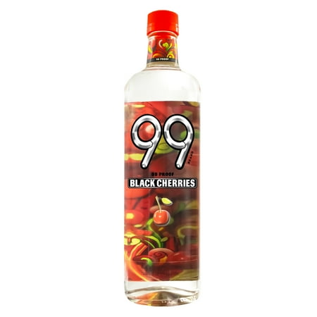99 Black Cherries Liqueur, 750ml 99 Proof