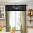 thumbnail image 5 of Coolnut Cool Black Panther Curtain Valance for Windows, Rod Pocket Valance Window Treatments 1 Panel Short Curtains for Kitchen Windows Bathroom Bedroom 54 x 18 inch Home Decor, 5 of 6