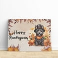 thumbnail image 3 of Happy Thanksgiving Scottish Terrier Welcome Thankful Fall Autumn Pumpkin Horizontal Matte Canvas Poster Scottie Dog Lover Gifts Wall Art Home Decor - 02021, 3 of 5