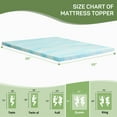thumbnail image 6 of Aidoly 3 inch Gel Memory Foam Mattress Topper, Queen- Breathable, 6 of 8