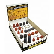 Eazypower 87150 25-Piece Assorted Abrasive Mounted Points or Stones, (1 set per Pack)