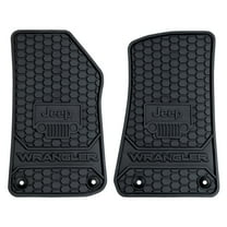 Plasticolor 001805R01 Custom Fit Front Floor Mats Jeep Wrangler 4xe's, Rubicon, Sahara and Sport Years 2019 - 2023