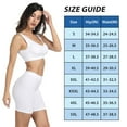 thumbnail image 3 of SIMIYA Slip Shorts Womens Comfortable Seamless Smooth Shapewear Slip Shorts for Under Dresses-White, 3 of 6