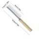 thumbnail image 3 of Pet Comb Stainless Steel Teeth Wooden Handle | Double-Sided Wide and Fine Tooth Grooming Tool | Anti-Static Detangling Brush for Cats Dogs | 7.8x1.38x0.39 in | Easy Clean | 1 Pack, 3 of 6