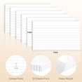 thumbnail image 2 of Colored Ruled Index Cards 3x5, 200 Pcs Study Flash Cards for College Office Organization, Durable Note Cards with Lines, Multicolor, 2 of 2