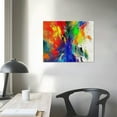 thumbnail image 4 of RUIYC - Colorful paint Abstract all Art, Oversize Canvas Art Giclee Prints on Free Cotton Canvas for Home Decor, 4 of 5