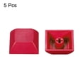 thumbnail image 3 of Uxcell 1U Blank Keycaps PBT Universal Keyboard Replacement Accessories for MX Mechanical Keyboard, Red 5 Pack, 3 of 6