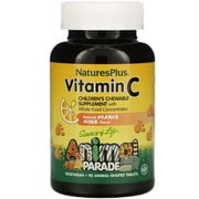Nature's Plus - Animal Parade Vitamin C Orange Juice - 90 Chewable Tablets