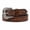 Lucky Ace Scroll Brown, variant on 28" Western 1-1/2" Floral Turquoise Cowhide Filigree Brown Leather Belt 26FK86