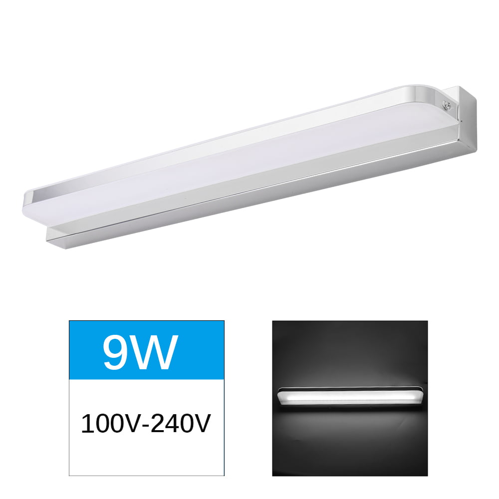 Details about   LED Bathroom Mirror Front Light Wall Sconce Lamp Fixture Acrylic Bathroom NEWly