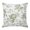 Green, Sage, Sand, variant on Throw Pillow Covers, Navy Flowers Decorative Throw Pillow Covers 20x20 Inch, Country Plants Pastoral Botanical Vintage Square Linen Pillow Cases for Couch/Living Room/Sofa