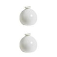 thumbnail image 2 of Redempat Classic Shape Modern - Timeless Ceramic Vase For Fresh Flowers Bouquets And Home Decoration Made Of Ceramics Simple White White 2Set, 2 of 6