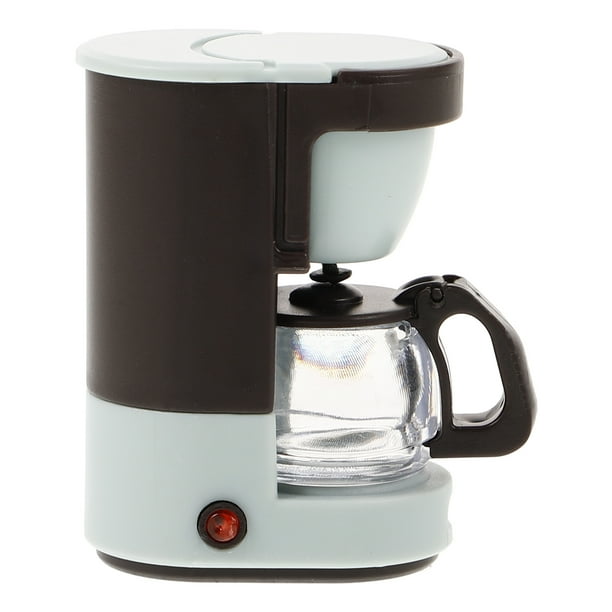 ColoMX Cafetera en miniatura para casa de muñecas, cafetera en miniatura para casa de muñecas, cafetera de juguete para niños, cafetera de juguete, cafetera para casa de muñecas