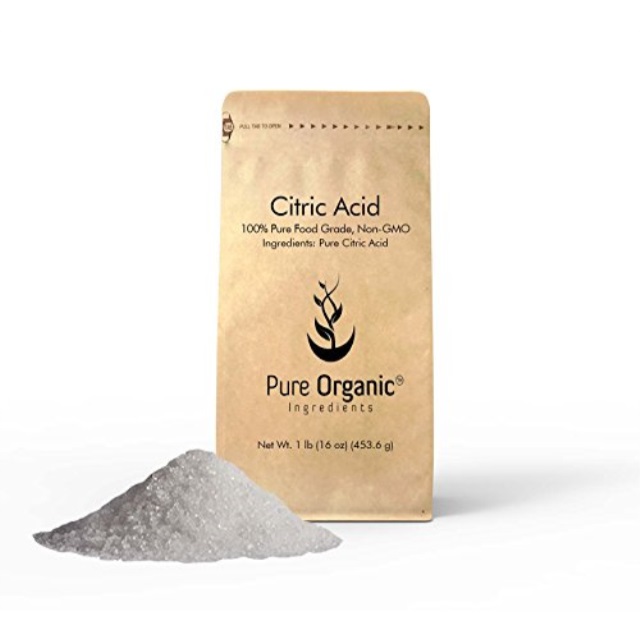 Pure Citric Acid 100 Food grade powder 16 oz 1 lb 4 oz, 11 oz, 2 lb, 5