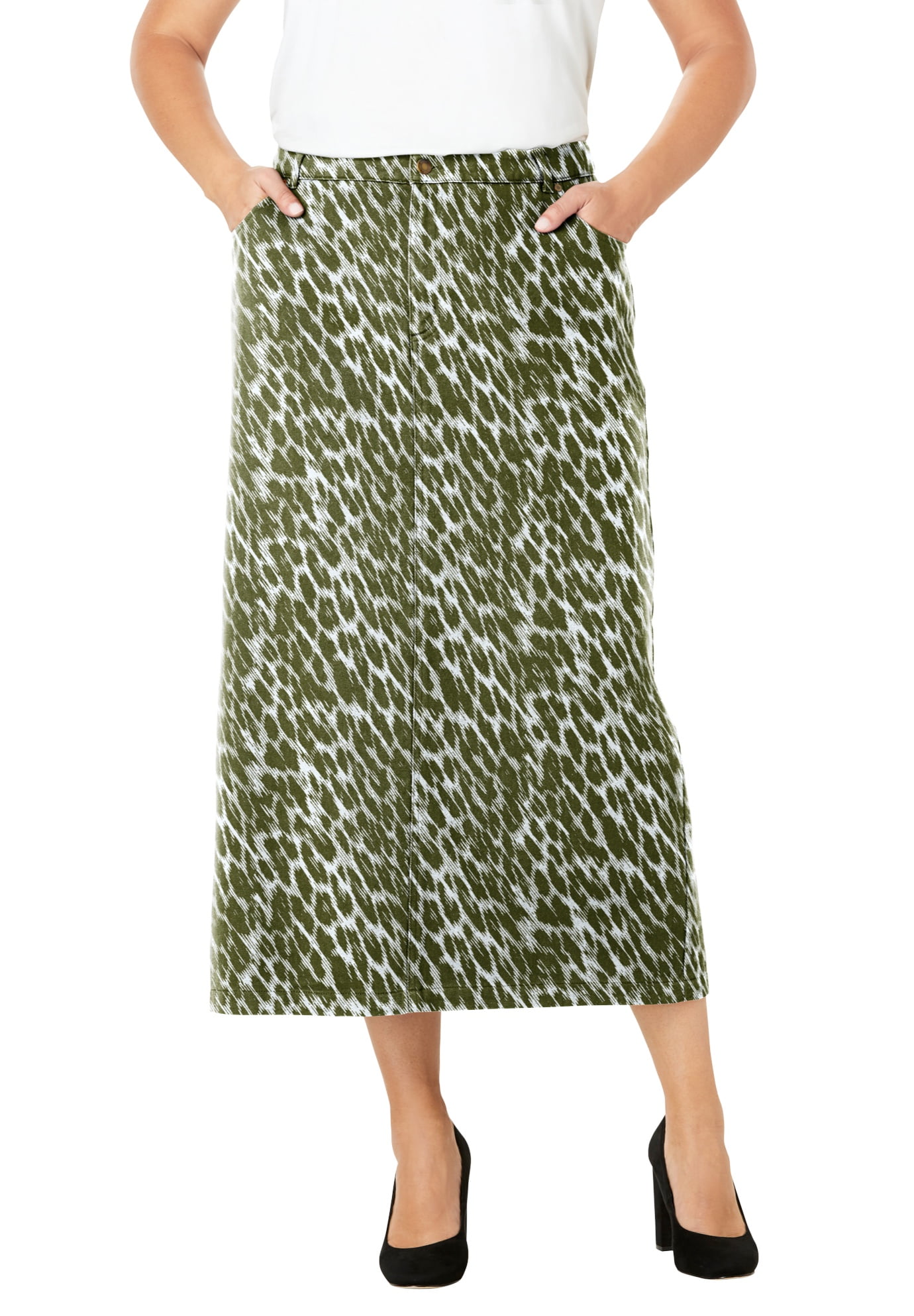 jessica london denim skirts