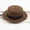 Brown, variant on Fesfesfes Adult Summer Wide Brim Hat Sunshade Hat Fisherman's Hat Basin Hat Outdoor Bucket Hat