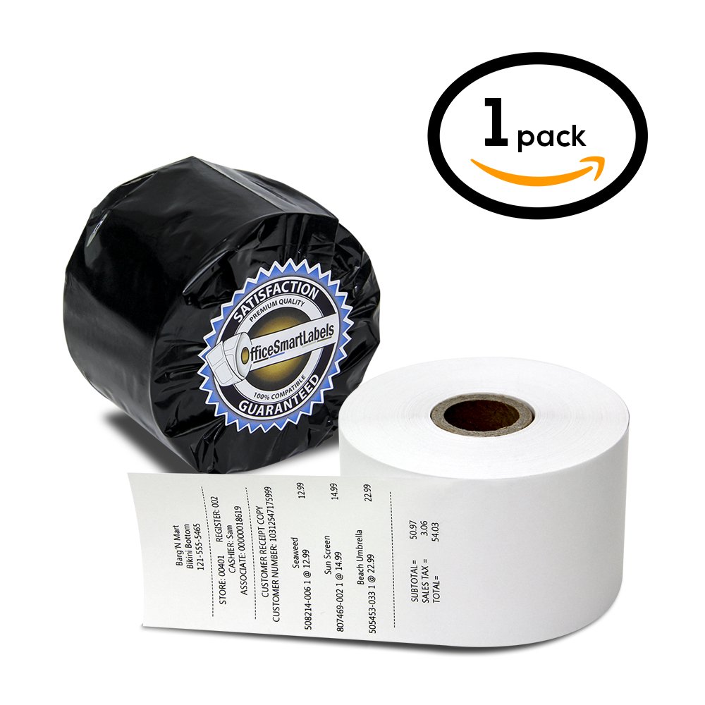 1 Roll of Dymo 30270 Compatible Continuous Thermal Receipt Paper Non
