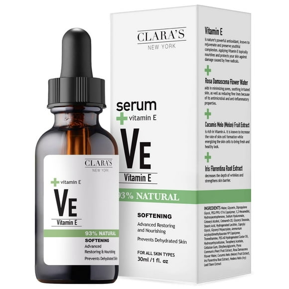 Sérum facial CLARA'S NEW YORK Suavizante Vitamina E 30 ml