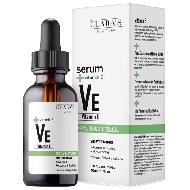 Sérum facial CLARA'S NEW YORK Suavizante Vitamina E 30 ml