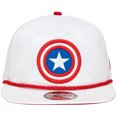 thumbnail image 2 of Captain America Casquette de Golf Ajustable avec Logo Couleur Blanche Nouvelle Ère, 2 of 6