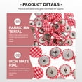 thumbnail image 3 of KONTONTY 50 Pcs Mini Brassières de Fixation pour Fournitures de Bricolage Rouges pour Sacs et Projets, 3 of 8