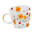 thumbnail image 4 of Taza de café creativa, tazas de café, tazas de espresso con asa, patrón floral, tazas de bebidas, taza de té para el hogar, la cocina, la oficina, 4 of 9