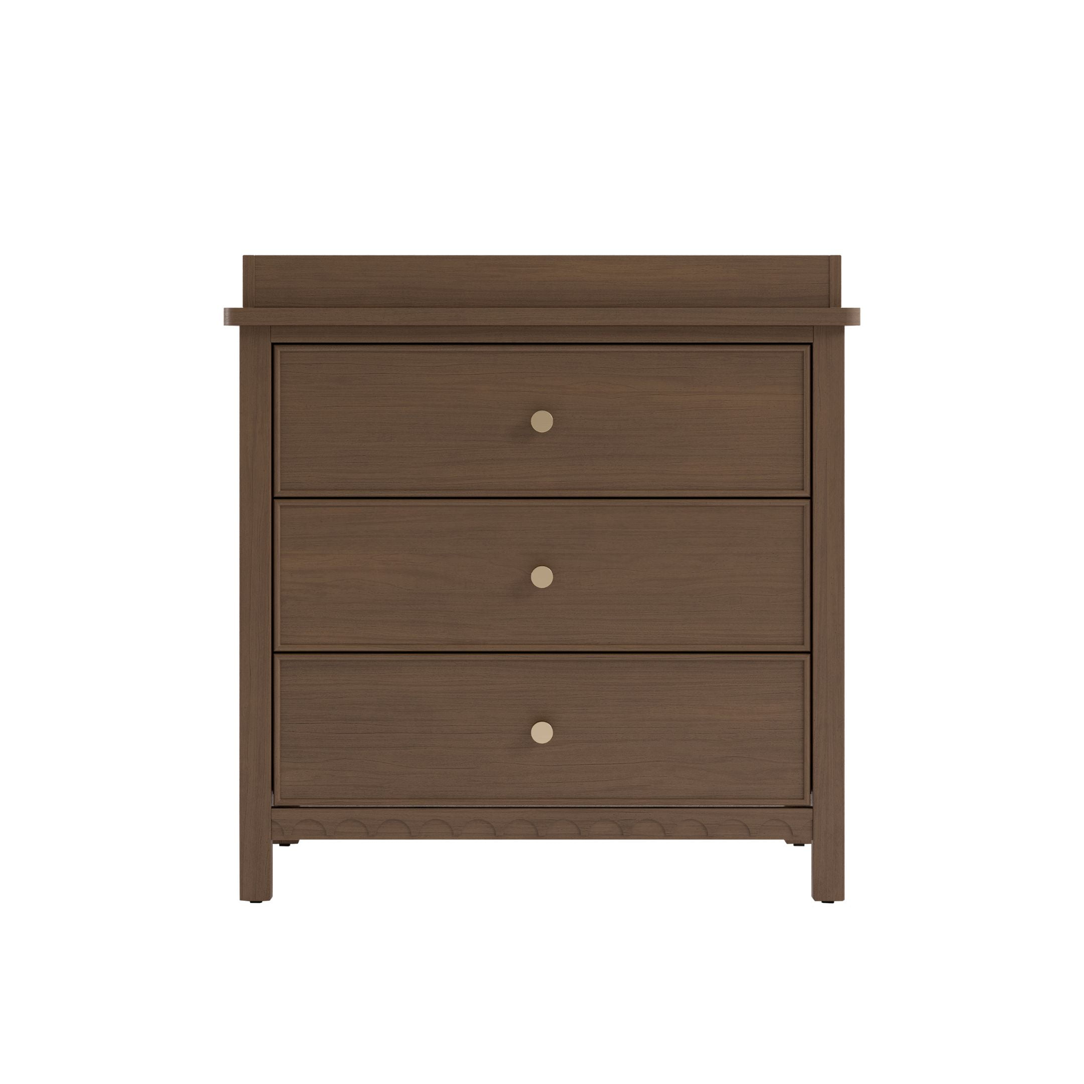 Graco Sasha 3 Drawer Dresser with Infant Changing Topper, Hazelnut