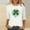 White, variant on Zedker St Patricks Day Shirt Women 2026 Casual Plus Size 3/4 Sleeve Irish Clover Shirts Funny Saint Patrick's Tunic Tops
