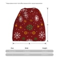 thumbnail image 3 of Honeii Merry Christmas Print Winter Beanie Daily Hat - Thermal Polar Fleece Ski Running Hat Skull Cap for Men and Women,Beanie, 3 of 8