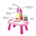 thumbnail image 5 of Smart Projector Drawing Desk, Multifunction Learning Table with Light and Music, Art Projection Toy for 3-4 Years and 4-5 Years, Pink Design, 5 of 5