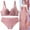 Red, variant on Womens Bra and Panty Sets 2 Piece Underwear Set for Women Bras and Regular Padded Bra and Panty Bralette Matching Underwear and Bra Sets Plus Size Bra and Panty Set Red 85B