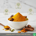 thumbnail image 4 of Just Spices - Curcumin Turmeric Powder, (Haldi),  5 lb (2.27 kg), Product of India, Value Pack, 4 of 6
