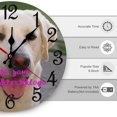 thumbnail image 3 of Custom Wall Clock,Personalized Wood Clock add Your Photo/Text,Customizable Silent Round Decoration for Kitchen Bathroom 10inch, 3 of 10