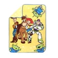 thumbnail image 3 of Toy Story Space Kids Throw Blanket, Soft Coral Fleece, Yellow, Disney, 46" x 60", 3 of 9