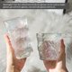 thumbnail image 4 of Bewildely Vaso de vidrio transparente, hermoso recipiente para el hogar, cocina, leche, cerveza, agua, taza de café, contenedor, restaurante, bebida, jugo Teteras tipo alto 400ml Bewildely HA082065-01, 4 of 6